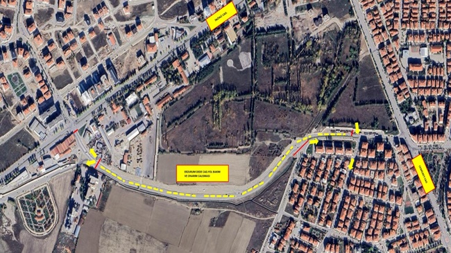 ERZURUM DEDE’DE YOL ÇALIŞMASI